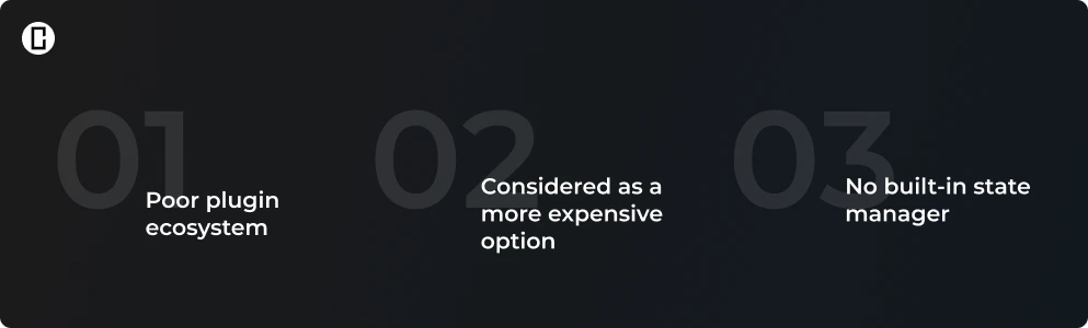 Disadvantages of Next.js Disadvantages of Next.js